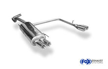 Fox Sportuitlaat VW Polo 6N achterdemper, rechter/linker uitlaat - 2x70 Type 13 rechts/links