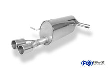 Fox Sportuitlaat VW Polo 6R GTI achterdemper - 2x76 Type 12