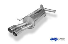 Fox Sportuitlaat VW Polo 6R - GT en GTI achterdemper 63,5 mm - 2x76 Type 16