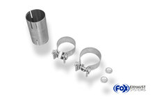 Fox Sportuitlaat VW Polo 6R - GT en GTI achterdemper 63,5 mm - 2x76 Type 16