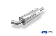 Fox Sportuitlaat VW Polo 6R - WRC voordemper 63,5 mm