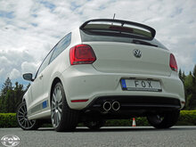 Fox Sportuitlaat VW Polo 6R - WRC-achterdemper 63,5 mm - 2x90 Type 16