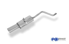 Fox Sportuitlaat VW Polo 86C achterdemper - 135x80 Type 53