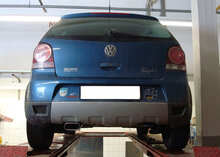 Fox Sportuitlaat VW Polo 9N Cross achterdemper - 145x65 Type 59