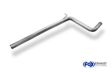 Fox Sportuitlaat Vervangingspijp voor de voordemper van de VW Polo AW1