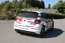 Fox Sportuitlaat VW Polo AW1 GTI achterdemper - 2x90 Type 16