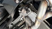 Fox Sportuitlaat VW Polo AW1 incl. facelift achterdemper, rechter/linker uitlaat met korte aansluiting - 2x100 type 25 rechts/links