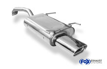 Fox Sportuitlaat Nissan Primera P10 achterdemper - 135x80 Type 53