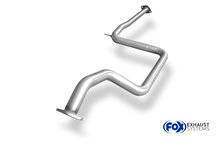 Fox Sportuitlaat Vervangingspijp voor de voordemper van de Nissan Primera P11
