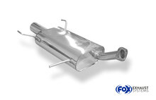 Fox Sportuitlaat Nissan Primera P11 - Achterdemper Sedan - 1x90 Type 13
