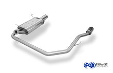 Fox Sportuitlaat Nissan Primera P11 - Achterdemper voor 4/5-deurs sedan, uitlaat rechts/links - 1x90 type 13 rechts/links