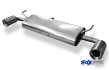 Fox Sportuitlaat Nissan Qashqai - Diesel achterdemper, dwarsuitlaat rechts/links - 1x100 type 13 rechts/links