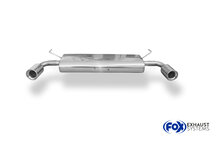 Fox Sportuitlaat Nissan Qashqai Benzine Achterdemper Dwarsuitlaat Rechts/Links - 1x100 Type 13 Rechts/Links
