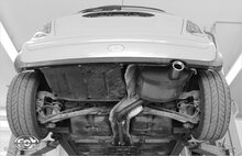 Fox Sportuitlaat Mini One/Cooper R50 achterdemper - 1x80 Type 13