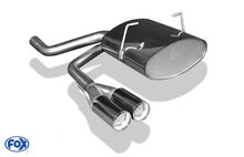 Fox Sportuitlaat Mini One/ Cooper R50 achterdemper, centrale uitlaat - 2x70 Type 11