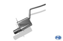Fox Sportuitlaat Mini One R57 - Achterdemper voor cabriolet - 1x100 Type 25