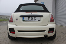 Fox Sportuitlaat Mini One R57 - Achterdemper voor cabriolet - 1x100 Type 25