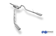 Fox Sportuitlaat Dodge RAM 1500 Facelift Half Uitlaatsysteem Rechts/Links vanaf de katalysator - 1x100 Type 17 Rechts/Links