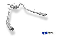 Fox Sportuitlaat Dodge RAM 1500 Facelift Half Uitlaatsysteem Rechts/Links vanaf de katalysator - 1x100 Type 17 Rechts/Links