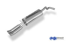 Fox Sportuitlaat Skoda Rapid Limousine Achterdemper - 2x76 Type 18