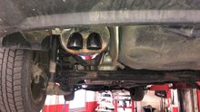 Fox Sportuitlaat Skoda Rapid Spaceback achterdemper - 2x55 Type 26