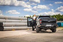 Fox Sportuitlaat Ford Raptor - Dubbele cabine - 2019-2021 Achterdemper Rechts/Links Uitgang - 2x100 Type 25 Rechts/Links