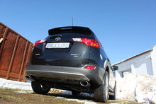 Fox Sportuitlaat Toyota RAV4 IV uitlaatsysteem rechts/links, compatibel met FOX middendemper - 140x90 type 44 rechts/links