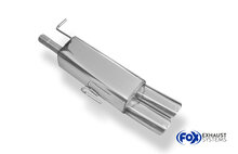 Fox Sportuitlaat Peugeot RCZ enkelzijdige achterdemper - 2x106x71 Type 32