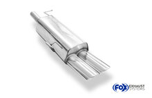 Fox Sportuitlaat Peugeot RCZ enkelzijdige achterdemper - 2x106x71 Type 32