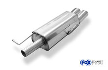 Fox Sportuitlaat Peugeot RCZ enkelzijdige achterdemper - 2x106x71 Type 32