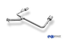 Fox Sportuitlaat Lexus RX450H uitlaatsysteem rechts/links, compatibel met originele achterdemper - 140x90 type 32 rechts/links
