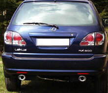 Fox Sportuitlaat Lexus RX 300 - XU1 Achterdemper Rechts/Links Uitlaat - 115x85 Type 33 Rechts/Links