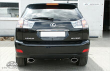 Fox Sportuitlaat Lexus RX 300/350 XU3 Achterdemper Rechts/Links Uitlaat - 140x90 Type 32 Rechts/Links