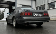 Fox Sportuitlaat Mazda RX7 - FC Achterdemper Links JDM Stijl - 1x114 Type 10 Rechts/Links Gekleurd (gekleurde rand)