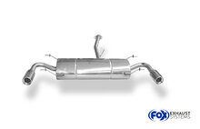 Fox Sportuitlaat Mazda RX8 achterdemper, dwarsuitgang rechts/links - 1x90 type 13 rechts/links
