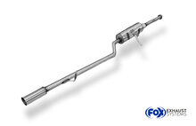 Fox Sportuitlaat Suzuki Samurai Santana - 4-zitter (lange wielbasis) half uitlaatsysteem vanaf katalysator - 1x63 Type 10