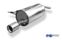 Fox Sportuitlaat Dacia Sandero achterdemper - 1x90 Type 13