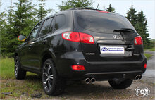 Fox Sportuitlaat Hyundai Santa Fe 4x4 - CM achterdemper rechts/links - 2x90 type 16 rechts/links
