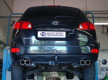 Fox Sportuitlaat Hyundai Santa Fe 4x4 - CM achterdemper rechts/links - 2x90 type 16 rechts/links