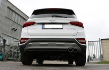 Fox Sportuitlaat Hyundai Santa Fe 4x4 - TM Achterdemper - 2x106x71 Type 32