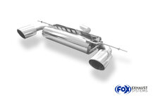 Fox Sportuitlaat VW Scirocco - 13 Achterdemper, rechter/linker uitlaat &Oslash;55mm - 129x106 Type 32 rechts/links