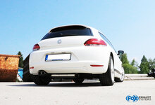 Fox Sportuitlaat VW Scirocco - 13 Achterdemper - 2x76 Type 25