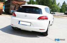 Fox Sportuitlaat VW Scirocco - 13 Achterdemper - 2x76 Type 25