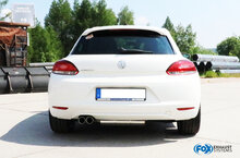 Fox Sportuitlaat VW Scirocco - 13 Achterdemper - 2x76 Type 25