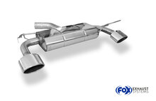 Fox Sportuitlaat VW Scirocco - 13 Achterdemperuitlaat rechts/links - 129x106 Type 32 rechts/links
