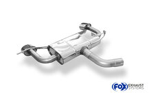 Fox Sportuitlaat VW Scirocco - 13 Achterdemperuitlaat rechts/links - 129x106 Type 32 rechts/links