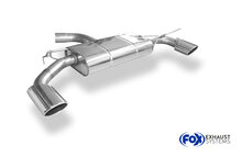 Fox Sportuitlaat VW Scirocco - 13 - R-Rear Achterdemper Rechts/Links Uitlaat - 115x85 Type 32 Rechts/Links