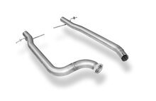 Fox Sportuitlaat Mercedes S-Klasse W220 voordemper vervangingspijp rechts/links &Oslash;63,5 mm