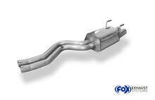Fox Sportuitlaat Mercedes S-Klasse W140/C140 achterdemper - 2x90 Type 13