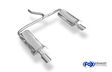 Fox Sportuitlaat Chrysler Sebring Coup&eacute; &amp; Cabriolet Type JR Achterdemper Rechts/Links - 115x85 Type 33 Rechts/Links